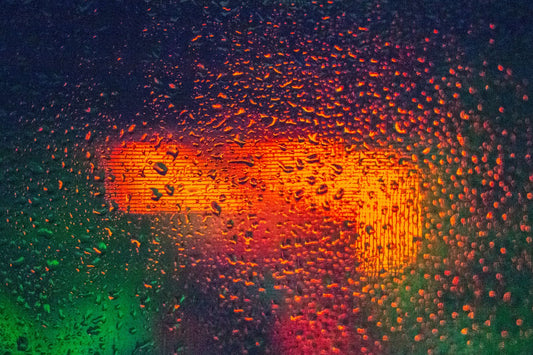 Close-up of clear water droplets