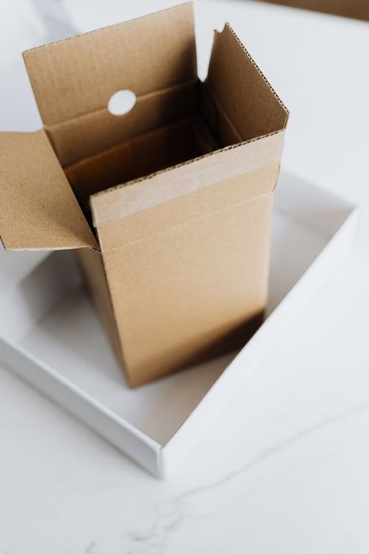 Plain, unbranded parcels ready to ship