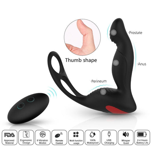 Vibrating prostate massager